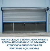 portas de aco e serralheria oriente