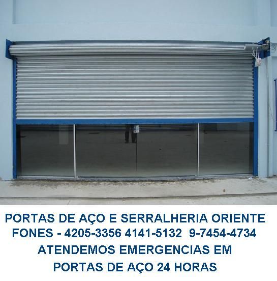 portas de aco e serralheria oriente